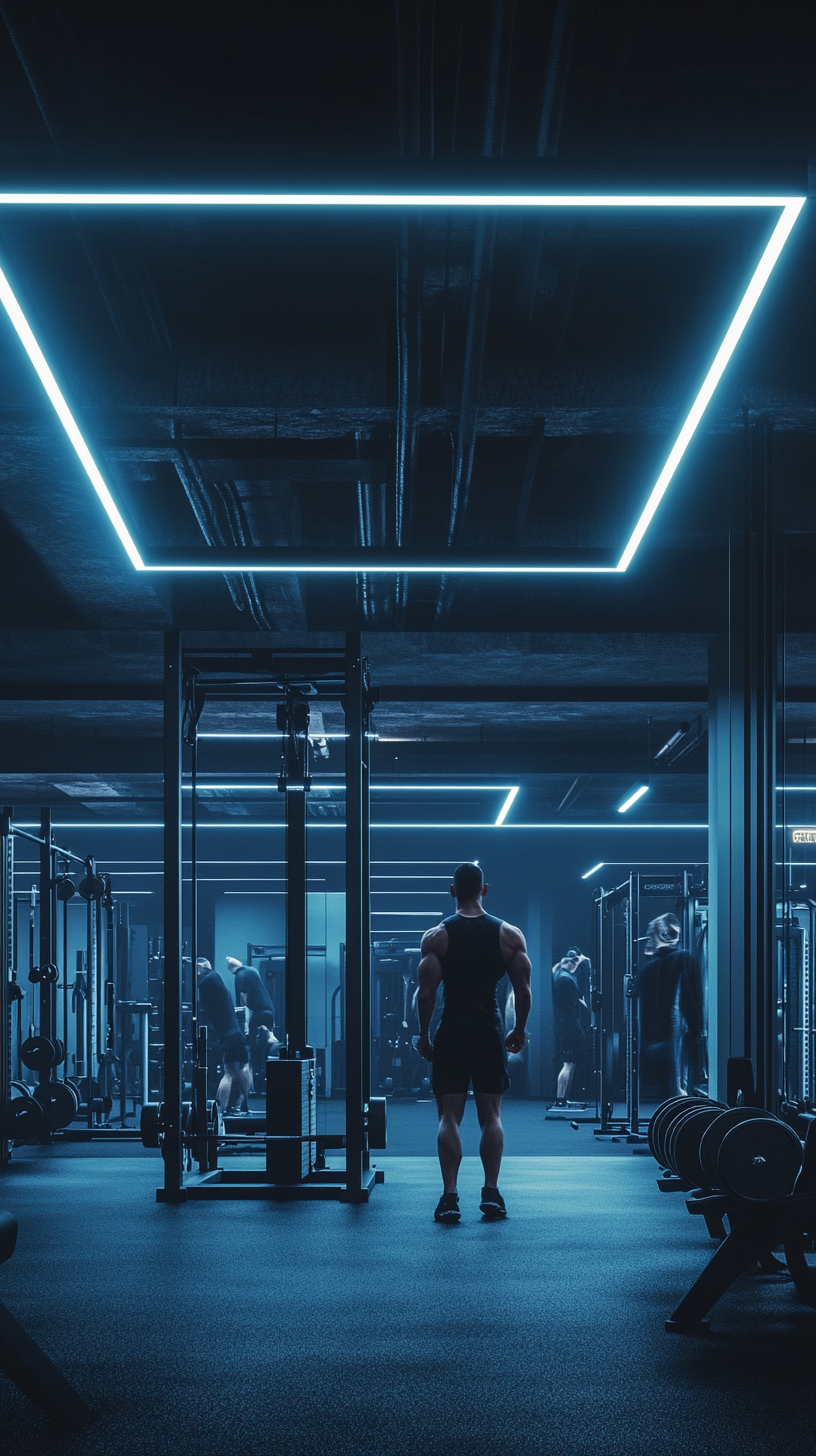 gabrielmarketing Create the image of gyms using LED profiles as 53f0dea1 2f5c 4132 a27a 2d6c18343fb9