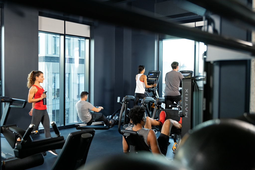 MX LIFESTYLE BRAND female male treadmill weight group gym back angle lores 1